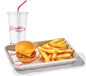 Famous Hamburger Kids Menu - Youngsters